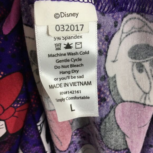 Lularoe Womens Irma Disney Minnie Mouse Short Sleeve Blouse Top Purple Multi L - Picture 10 of 12